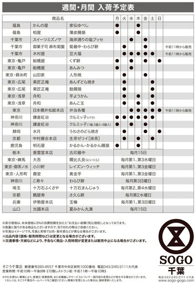 諸国銘菓・名産 卯花墻 ②(千葉)