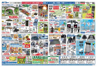コメリパワー 6/13号 家計応援祭  ウラ