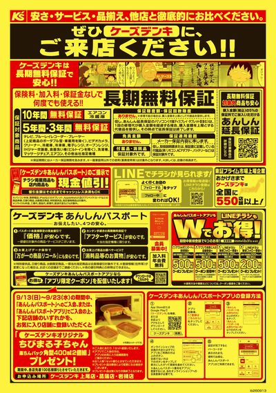 家電のお困りごとはお近くのケーズデンキへ!_うら