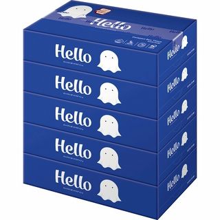 ハローコンパクトボックスティシュ〈5個パック〉150W×5