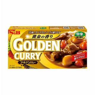 ゴールデンカレー中辛 198g