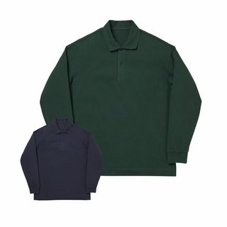 ユニセックス カノコポロシャツLS