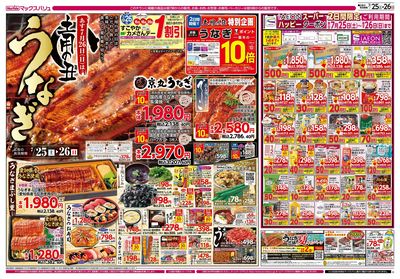 7/25号 夏の土用の丑/カメさんデー/夏休みランチ:オモテ