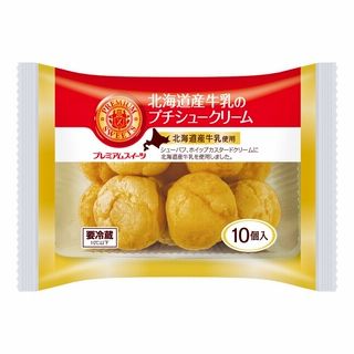 山崎製パン 北海道産牛乳のプチシュークリーム 10個入