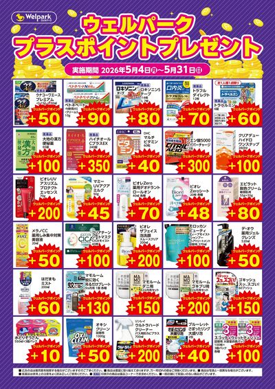 ウェルパーク プラスポイントプレゼント