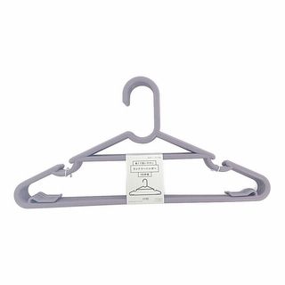 ランドリーハンガーパープル  10本組