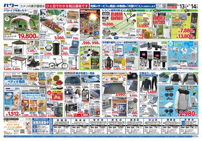 コメリパワー 6/13号 家計応援祭  ウラ