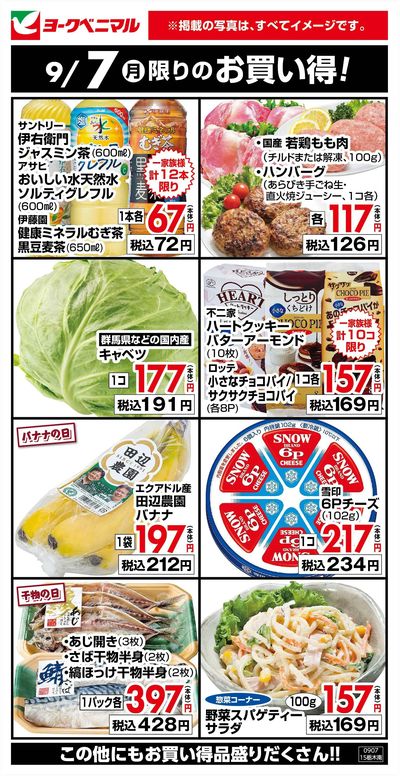 9/7限りのお買い得!