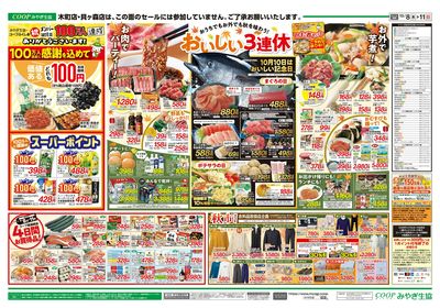 秋の行楽 芋煮BBQ ・100万人感謝(衣料あり) ウラ