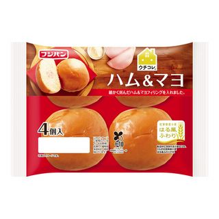 フジパン ハム&マヨ 4個入
