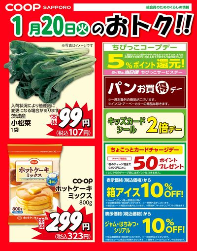 1月20日お買得品