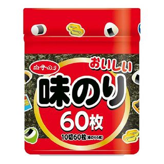 お1人様2点限り 白子 卓上味のり 60枚入