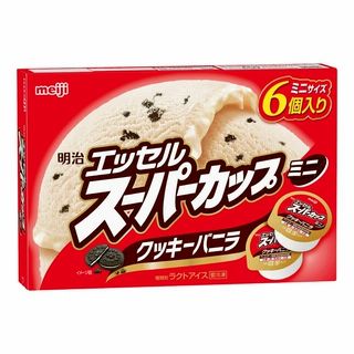 明治 エッセルスーパーカップミニ クッキーバニラ 6個入