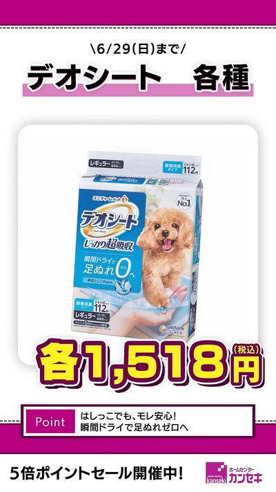 はしっこでも、モレ安心!瞬間ドライで足ぬれゼロへ!