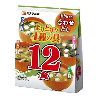 個数制限あり ハナマルキ よりどりみそ汁 12食入