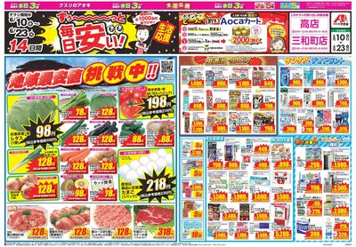 6月10日開始チラシ:表