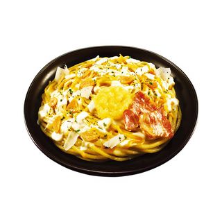 ドーン!とにんにく チーズ×チーズ×チーズ カルボパスタ