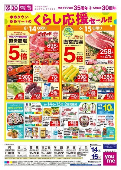 6/14号 【土日チラシ】15市