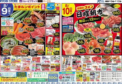 8月9日~8月10日チラシ:うら