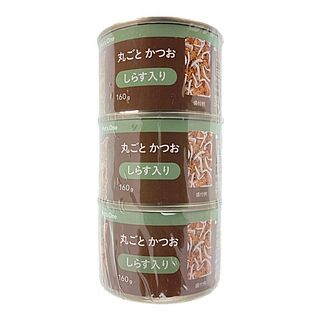 Pet'sOne キャットミール 丸ごとかつお しらす入り 160g 3缶パック