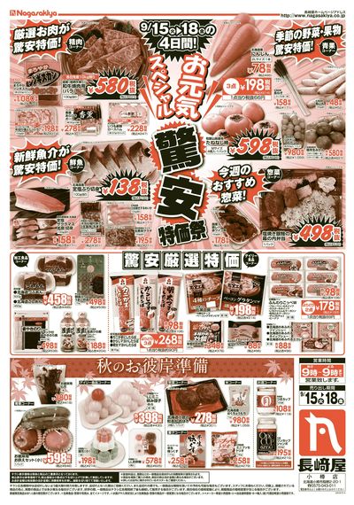 お元気SP驚安特価祭 オモテ