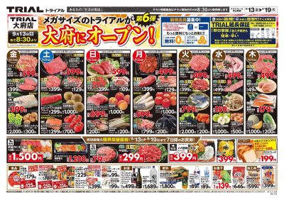 9/13号 大府店_表