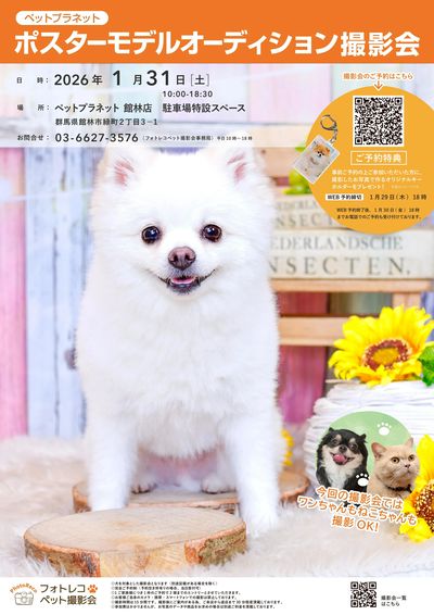 ポスターモデルオーディション撮影会開催!