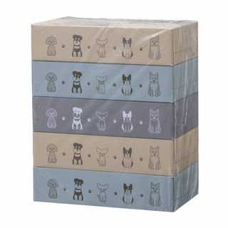 DOGデザインティッシュボックス150W5P