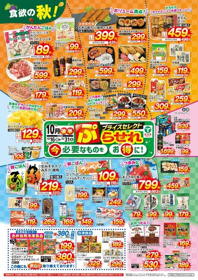 10月後半ぷらせれ