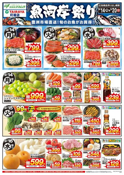 全力特価の7日間魚河岸祭り!