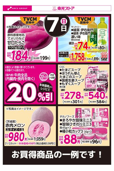 6月7日お買得