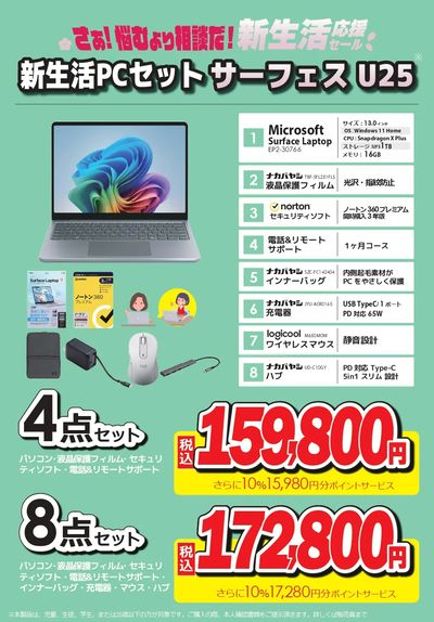 新生活PCセット サーフェス