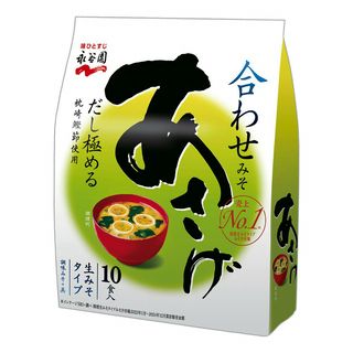 個数制限あり 永谷園 生タイプみそ汁徳用 あさげ 10食入