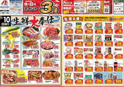 6月10日開始チラシ:表