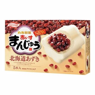 丸永製菓 あいすまんじゅう 北海道あずき 5本入