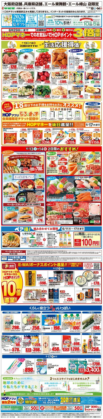 WEB限定 6/13(土)~生活応援得価2日間のおすすめ