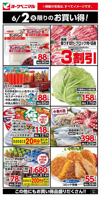 6/2限りのお買い得!