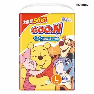 グーン ぐんぐん吸収パンツ ●L・56枚 ●ビッグ・50枚 各