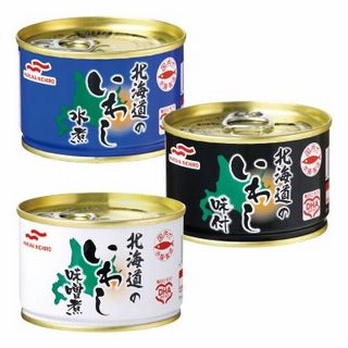北海道のいわし(水煮/味付/味噌煮)
