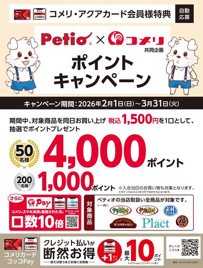 ペティオ ポイントキャンペーン