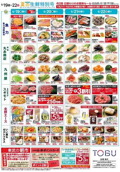 6/19号生鮮折込 裏