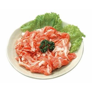 カナダ産またはアメリカ産豚肉小間切れ