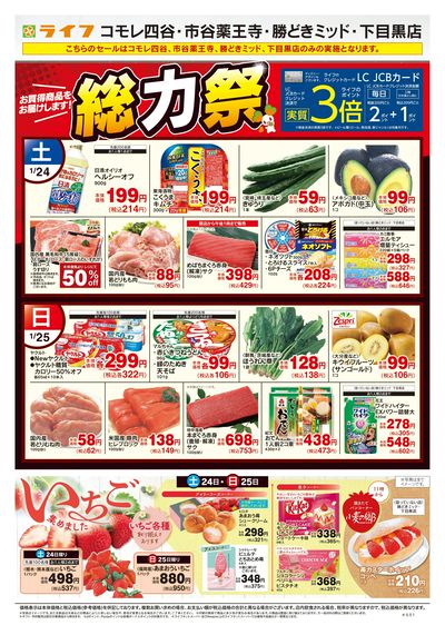 1/24号 総力祭/いちご集めました