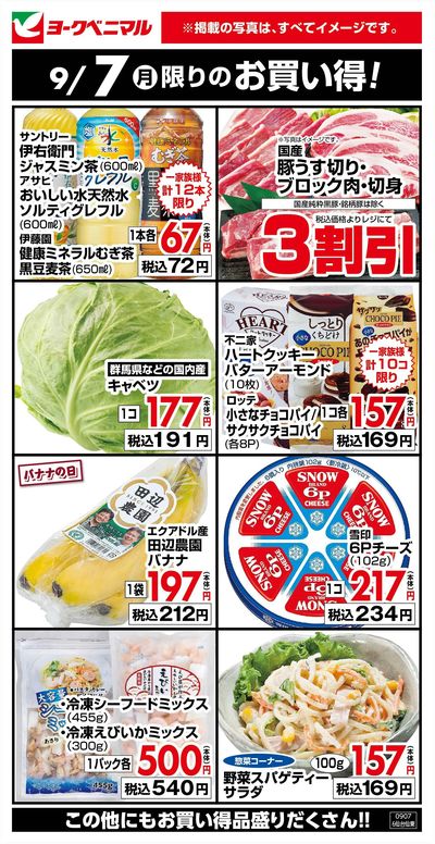9/7限りのお買い得!