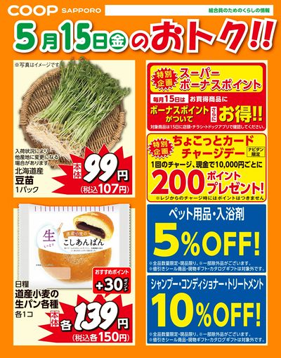 5月15日お買得品