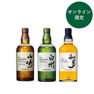 サントリー山崎、白州、知多 3本飲み比べセット 700ml×3