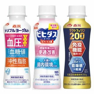 トリプルヨーグルト(ドリンク)/ビヒダスヨーグルト便通改善(ドリンク)/ラクトフェリン200(ドリンク)