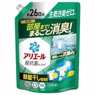 アリエールジェル詰替用超特大サイズ部屋干しプラス・625g