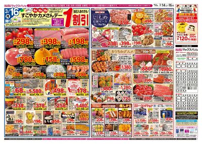 3/14号 カレーフェア/G.G感謝デー/カメさんデー:ウラ