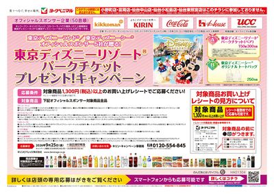 東京ディズニーリゾートキャンペーン オモテ